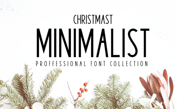 Christmas MInimalist Font Christmas MInimalist Font
