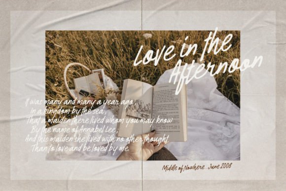 Amoretti Font preview 2