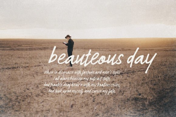 Amoretti Font preview 3