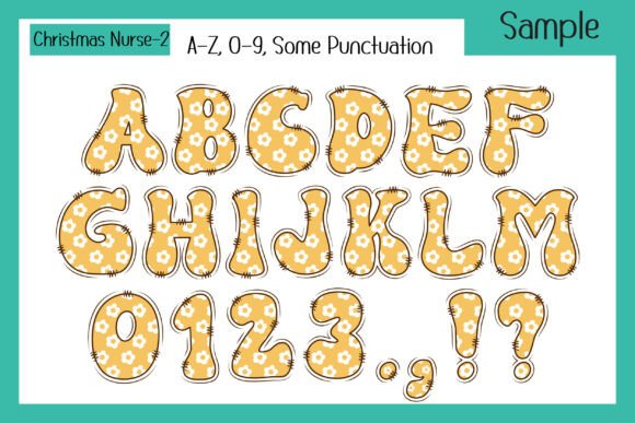 Christmas Nurse Font preview 4
