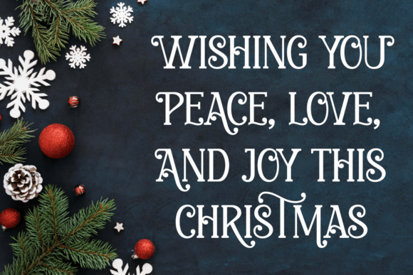 Christmas Relegion Font preview 2