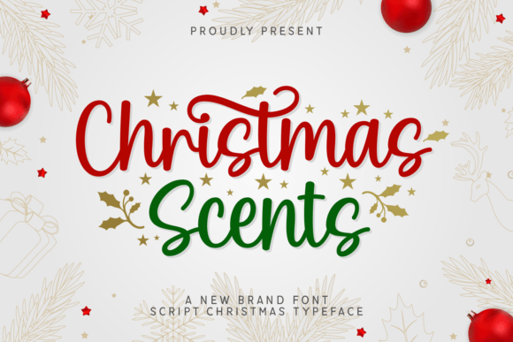 Christmas Scents Font