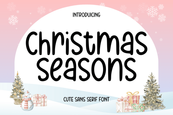 Christmas Seasons Font Christmas Seasons Font