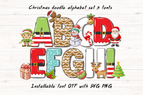 Christmas Set Font