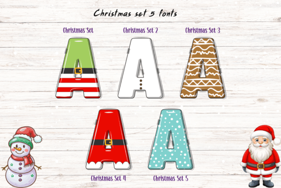 Christmas Set Font preview 2