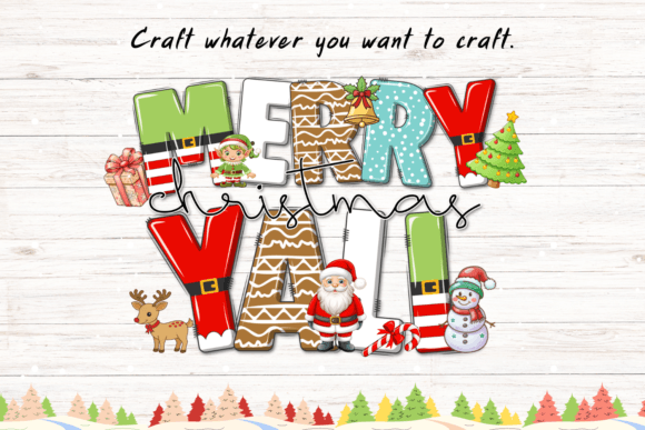 Christmas Set Font preview 4