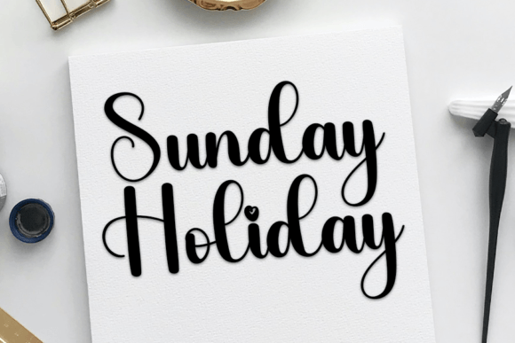 Christmas Signature Font preview 2