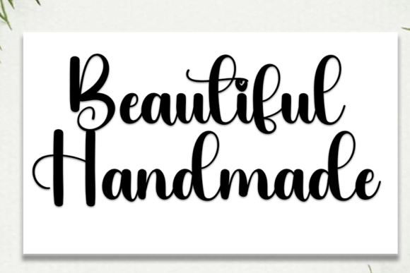 Christmas Signature Font preview 3