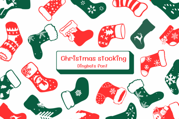 Christmas Stocking Font Christmas Stocking Font
