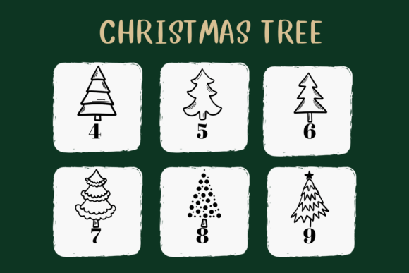 Christmas Tree Font preview 4
