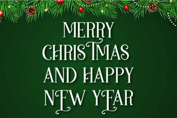 Christmas Wishes Font preview 2