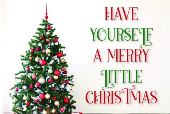 Christmas Wishes Font preview 3