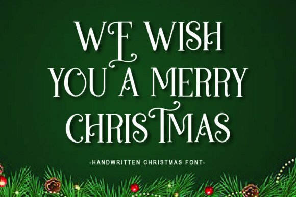 Christmas Wishes Font preview 4
