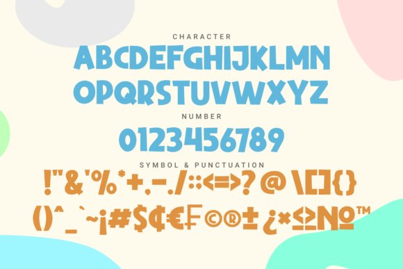 Chunky Chicken Font preview 2