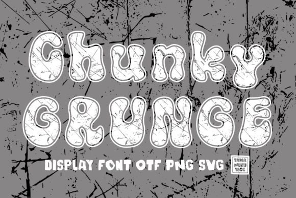 Chunky Grunge Font