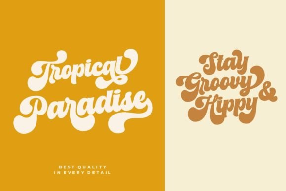 Chunky Retro Font preview 3