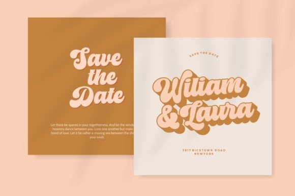 Chunky Retro Font preview 4
