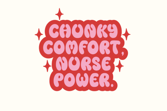 Chunky Nurse Font preview 4