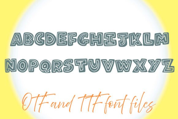 Chunky Swirl Font preview 3