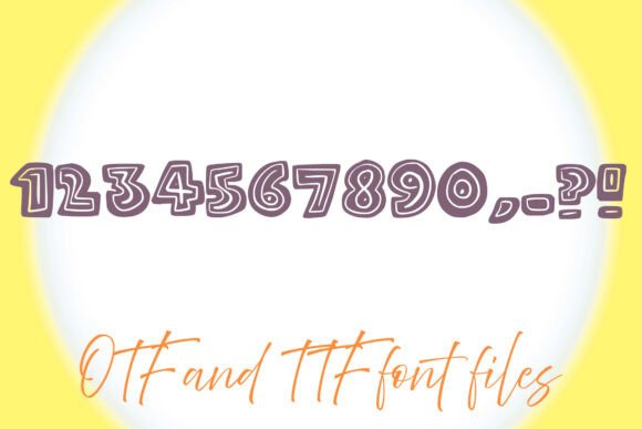 Chunky Swirl Font preview 4