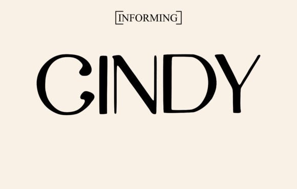 Cindy Font preview 2