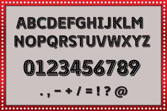 Cinema Camera Font preview 3