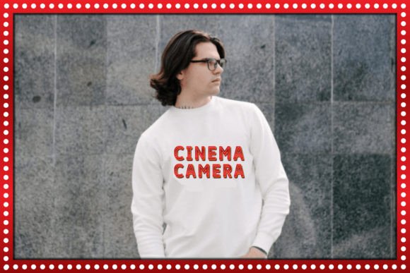 Cinema Camera Font preview 4