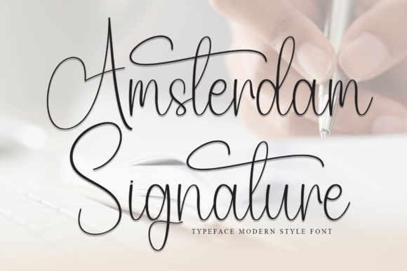 Amstedam Signature Font