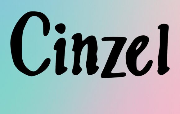 Cinzel Font preview 2